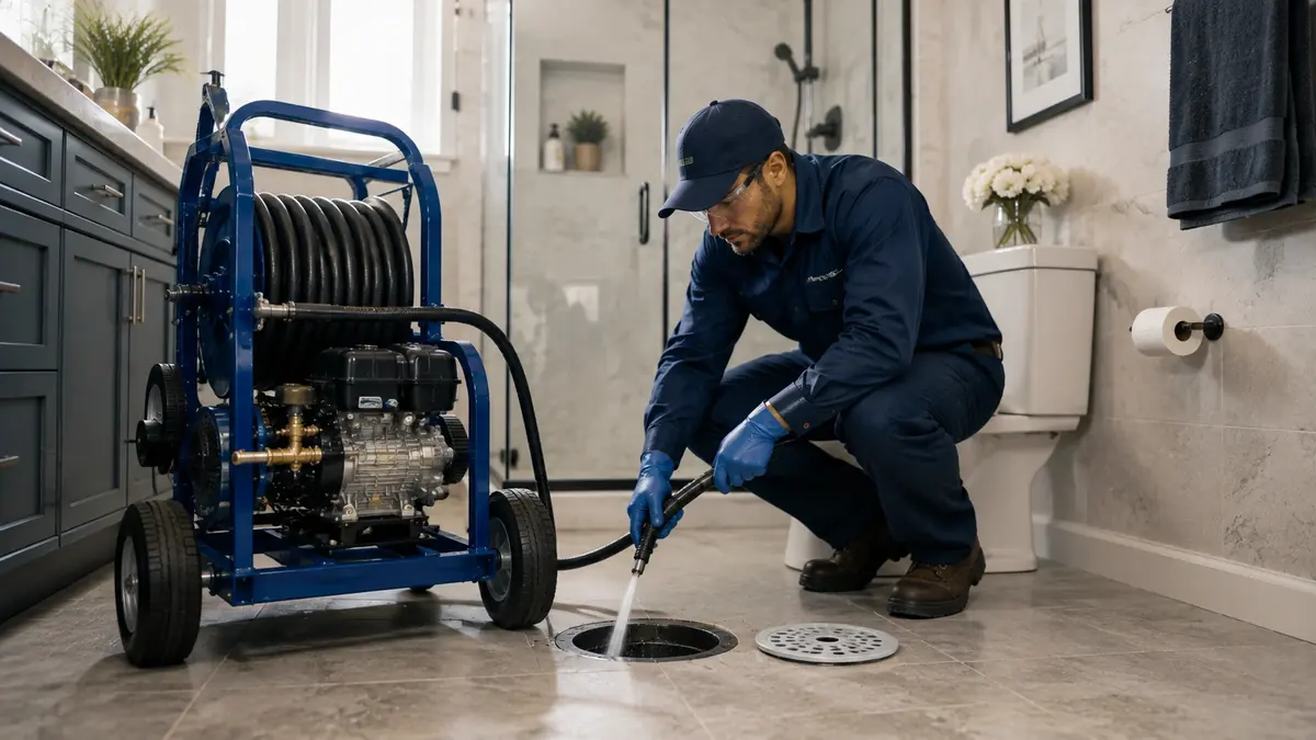 Bathroom Drain Hydro Jetting in Inyokern