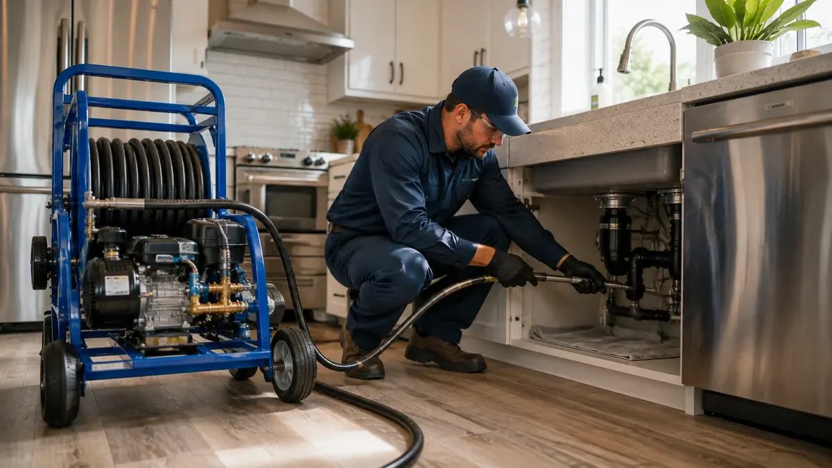 Kitchen Drain Hydro Jetting in Inyokern